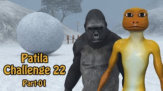 Patila Challenge 22 Part 01 Patila  Missed The Stranger Gorilla In Winter Animated Short Film [upl. by Lilybel]