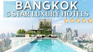 TOP 10 Best Luxury 5 Star Hotels In BANGKOK Thailand  Highly Recommended Hotels [upl. by Akirat611]