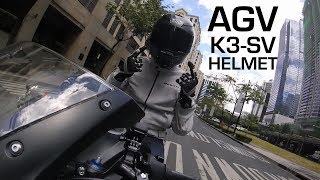 REVIEW AGV K3 SV Helmet [upl. by Chemosh]