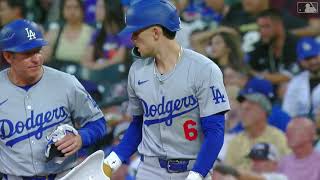 Cavan Biggio Hits RBI Single to give Dodgers 51 Lead [upl. by Suh715]