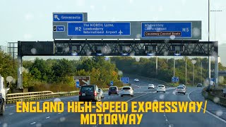 Expressway Motorway London Kent via M2 beautiful road [upl. by Ahsikad]