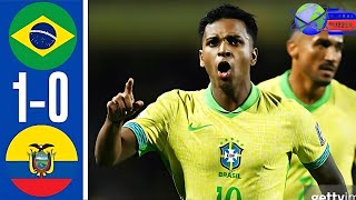 Brazil vs Ecuador 1  0 Full Highlights All Goals [upl. by Davis550]