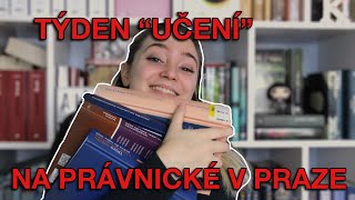 TÝDENNÍ VLOG STUDENTKY NA PRÁVNICKÉ FAKULTĚ UK 1 ročník [upl. by Guerra]