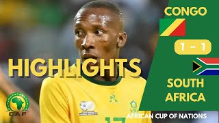 Extended Highlights Bafana Bafana vs Congo  AFCON Qualifiers October 15 2024 [upl. by Anemolif970]