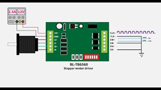 How to control a stepper motor using TB6560 motor driver [upl. by Aitenev135]