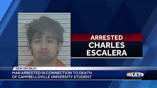 Man arrested in connection to Campbellsville University student death police say [upl. by Eiral]