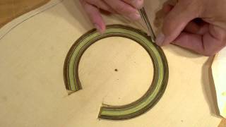 Rosette Design amp Construction Part 3 Inlaying the Rosette [upl. by Eioj594]