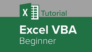 Excel VBA Beginner Tutorial [upl. by Anilah897]