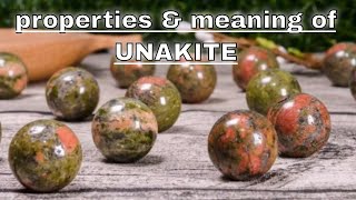 Unakite Meaning Benefits and Spiritual Properties [upl. by Atilrac]