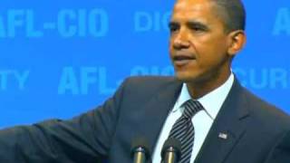 UNCUT Obamas Speech At AFLCIO Convention In Pittsburgh [upl. by Olonam]