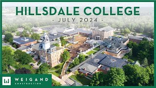 Hillsdale College  Construction Update July 2024 [upl. by Atterol]