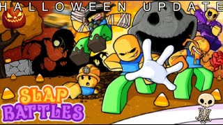 HALLOWEEN SLAP BATTLES UPDATE [upl. by Ahsuoj]