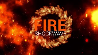 Fire shockwave green screen 4K [upl. by Tomaso]