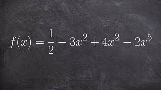 Write the polynomial in standard form and determine the degree and LC [upl. by Ripleigh]