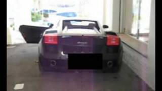 Lamborghini Gallardo Start Its V10 Engine And Rev Loud [upl. by Ical]