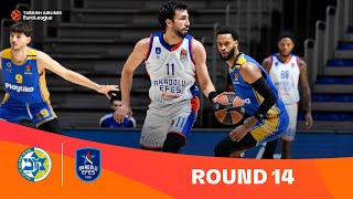 Maccabi Efes  Round 14 Highlights  202324 Turkish Airlines EuroLeague [upl. by Eetsim]