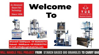 Biodegradable Bag Making MachineBio Plastic BagBiodegradableBagManufacturerBiodegradableCarryBags [upl. by Irret]