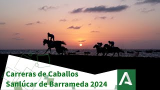 Carreras de Caballos de Sanlúcar de Barrameda 2024 [upl. by Ahsii112]