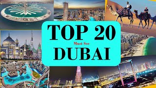 Dubai Tourism  Famous 20 Places to Visit in Dubai [upl. by Ameerak663]