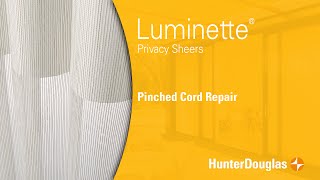 Luminette® Privacy Sheers  Pinched Cord  Hunter Douglas [upl. by Ganiats144]