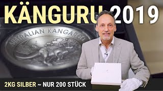 2 KG SILBER  KÄNGURU 2019  NUR 200 STÜCK [upl. by Siramay]