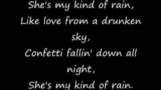 Shes My Kind of Rain  Tim McGraw  Lyrics [upl. by Erej]