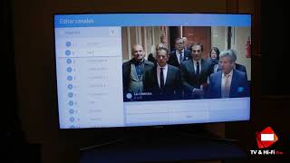 Como ordenar canales en TV SAMSUNG SMART TV 2017 [upl. by Anaul]