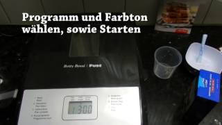 Backen mit Brotbackautomat Compact von Betty Bossi [upl. by Clim]