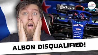 Why Albon was Disqualified from F1 Dutch GP Qualifying F1 News [upl. by Refotsirc587]