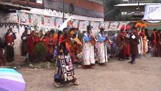 Tamshing Phala Choepa festival in Bumthang Bhutan [upl. by Fawcett]