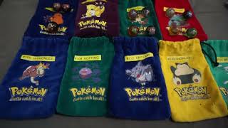 Pokémon Marble Pouch Bags Nidoking Jynx and other marbles [upl. by Nahsrad994]