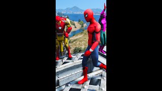 GTA 5 Spiderman Motorcycle StuntsFailsRagdolls Euphoria Ep 2 spiderman gtaonline gta [upl. by Ali]