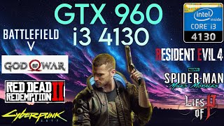 GTX 960  i3 4130  Test In 7 Games [upl. by Arimat872]