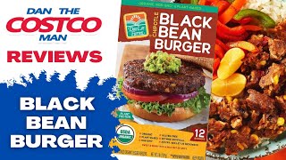 Black Bean Burger by Don Lee Farms  Costco Review [upl. by Annaierb685]