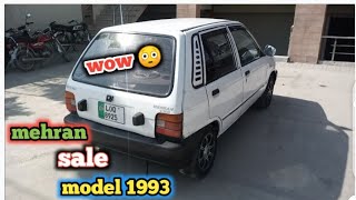 mehran urgent sale model 1993 Suzuki sale how good car sale 03465101495 mehran [upl. by Ilek]