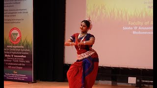 Mangala Charana Odissi Dance by Shree Sarangi sadcss2024culturalprogramme [upl. by Niabi]