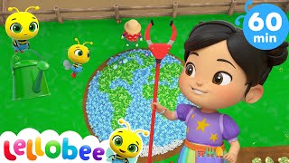 Earth Day Song  Lellobee City Farm  Learning Videos For Kids  Education Show For Toddlers [upl. by Nylteak188]