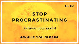 Stop Procrastination  Motivational Affirmations While You Sleep [upl. by Conny]