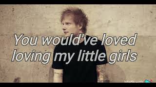 Ed sheeran  F64  lyrics video [upl. by Enylodnewg]