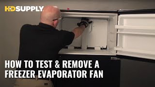 How to Test an Evaporator Fan in a Freezer  HD Supply [upl. by Rahal]