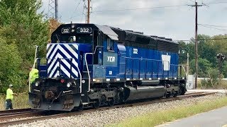 Railway Shunting Action Scrap Metal Customer Cincinnati Eastern Railroad [upl. by Mcginnis]