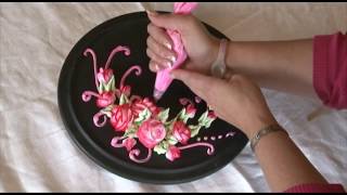 How To Make Roses  Cake Decorating [upl. by Ilyah]