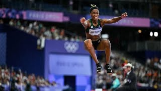 Thea LafondGadson won GOLD in the women’s triple jump a truly monumental achievement [upl. by Cristie125]