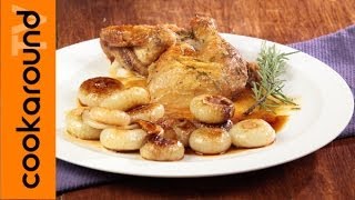 Pollo arrosto al rosmarino con cipolline in agrodolce [upl. by Jeffry]