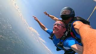 Tandem Skydive  20240814  Perkasie Pennsylvania [upl. by Ellekram486]