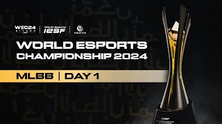 🔴 MLBB  GROUP STAGE  IESF WORLD ESPORTS CHAMPIONSHIP 2024  DAY 1 [upl. by Voleta212]