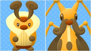 FULL KRICKETOT EVOLUTION TEAM Shiny Kricketot Shiny Kricketune Cry Delelele Whoop [upl. by Niowtna]