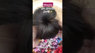 Meesho Hair Accessories Haul 💕 meesho hairaccessories ytshorts trending hairstyle meeshohaul [upl. by Eirtemed]