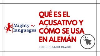 ¿CÓMO usar el ACUSATIVO en ALEMÁN 🔴 [upl. by Amalia]