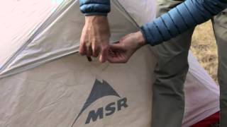 MSR Hubba NX 1 Person 3 Season Camping Tent [upl. by Onitrof]